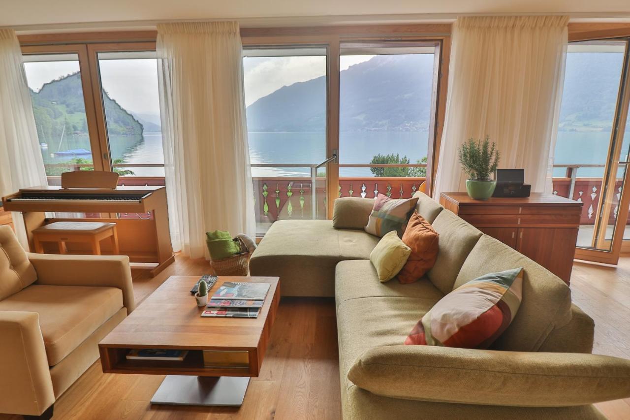 Seehaus Lake View 3-Bedroom Apartment Iseltwald ภายนอก รูปภาพ